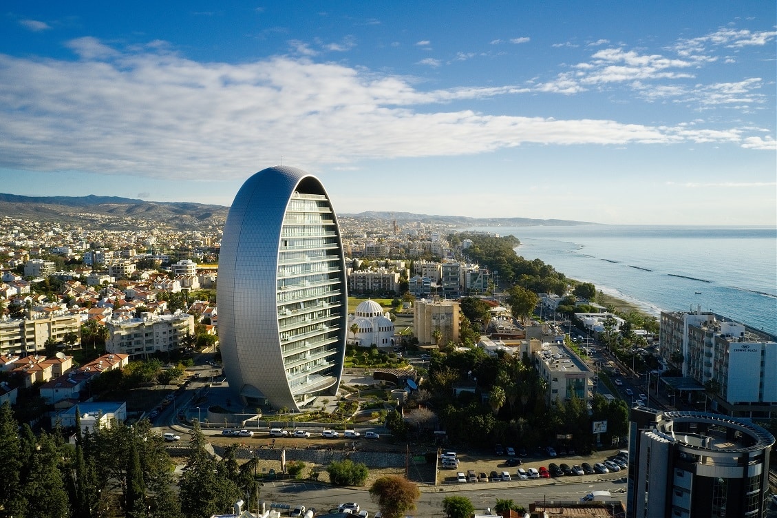 The Oval building in Limassol, by Cybarco